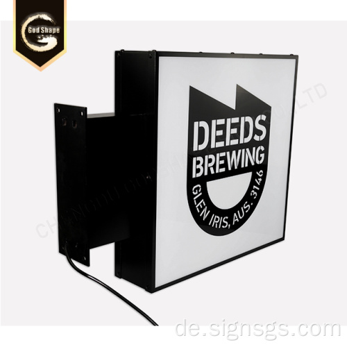 Outdoor Customized Advertising Light Boxes Zeichen
